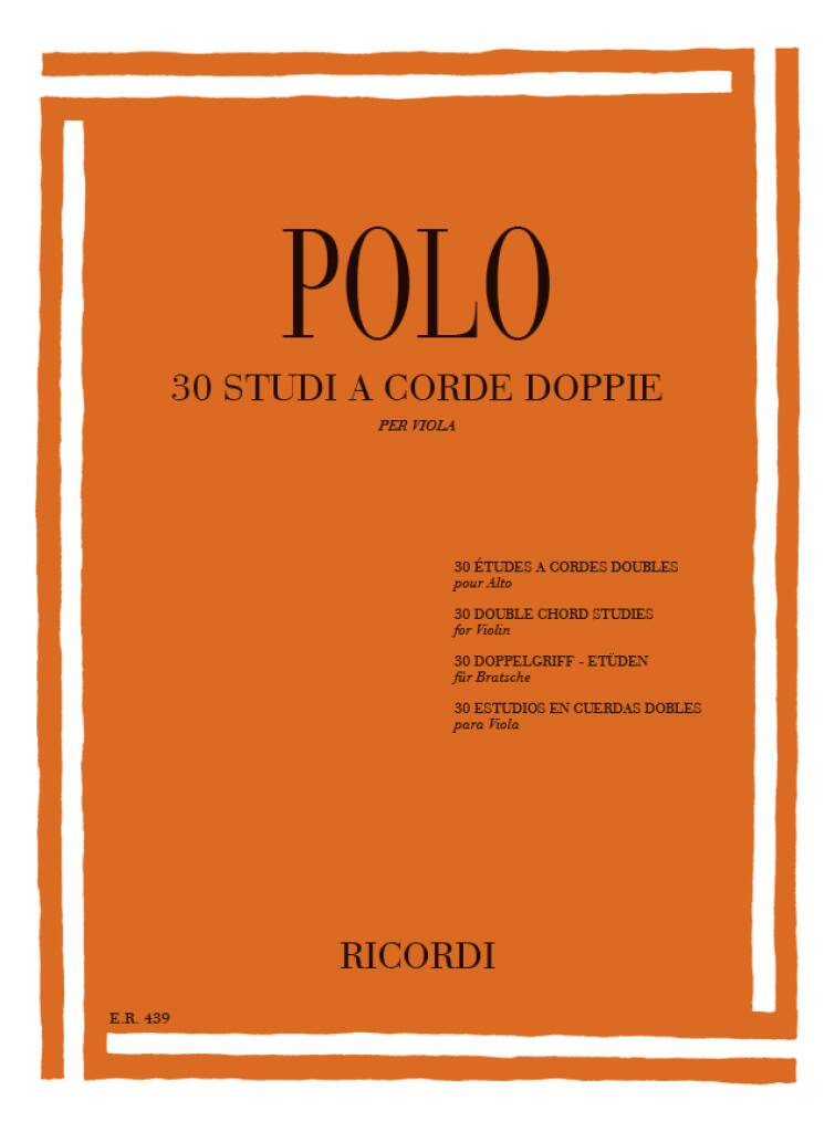 30 Studi a corde doppie (Polo)